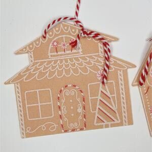 Gingerbread‎ House Wall Hanging Christmas Garland Banner Decor Peppermint